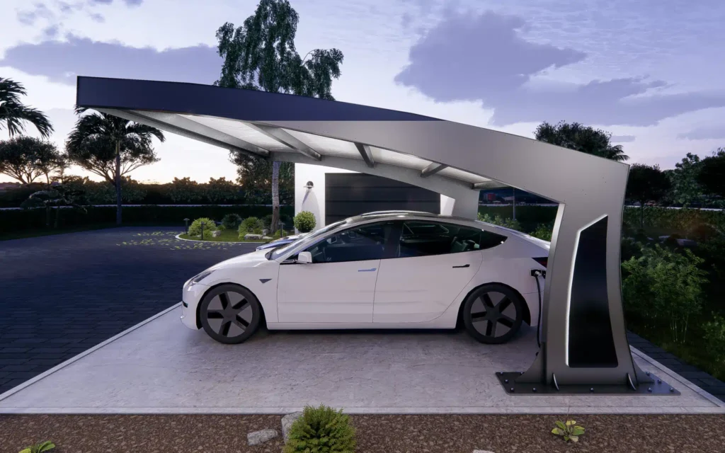 Cassiopée carport solaire
