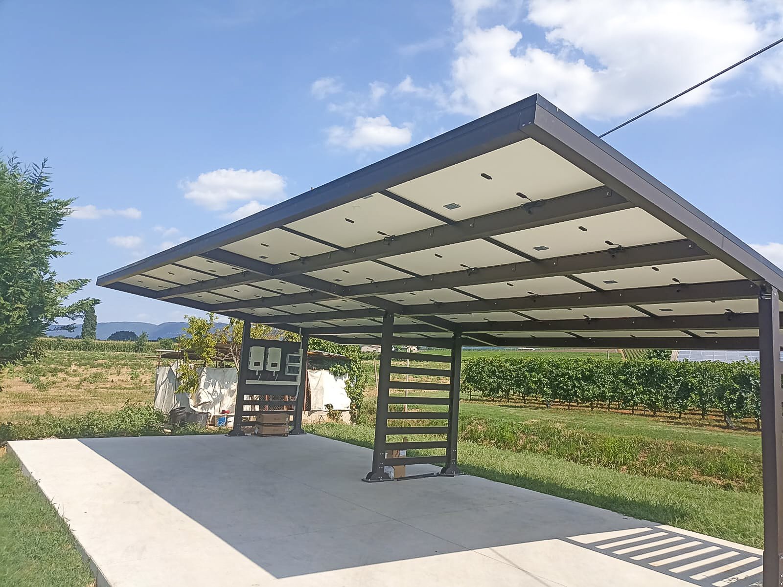 Carport photovoltaïque Centauro 4 places