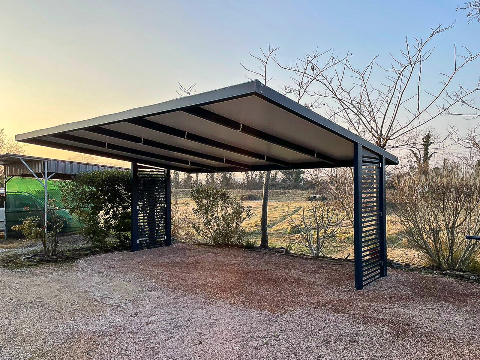 Carport Centauro avec toile fixe