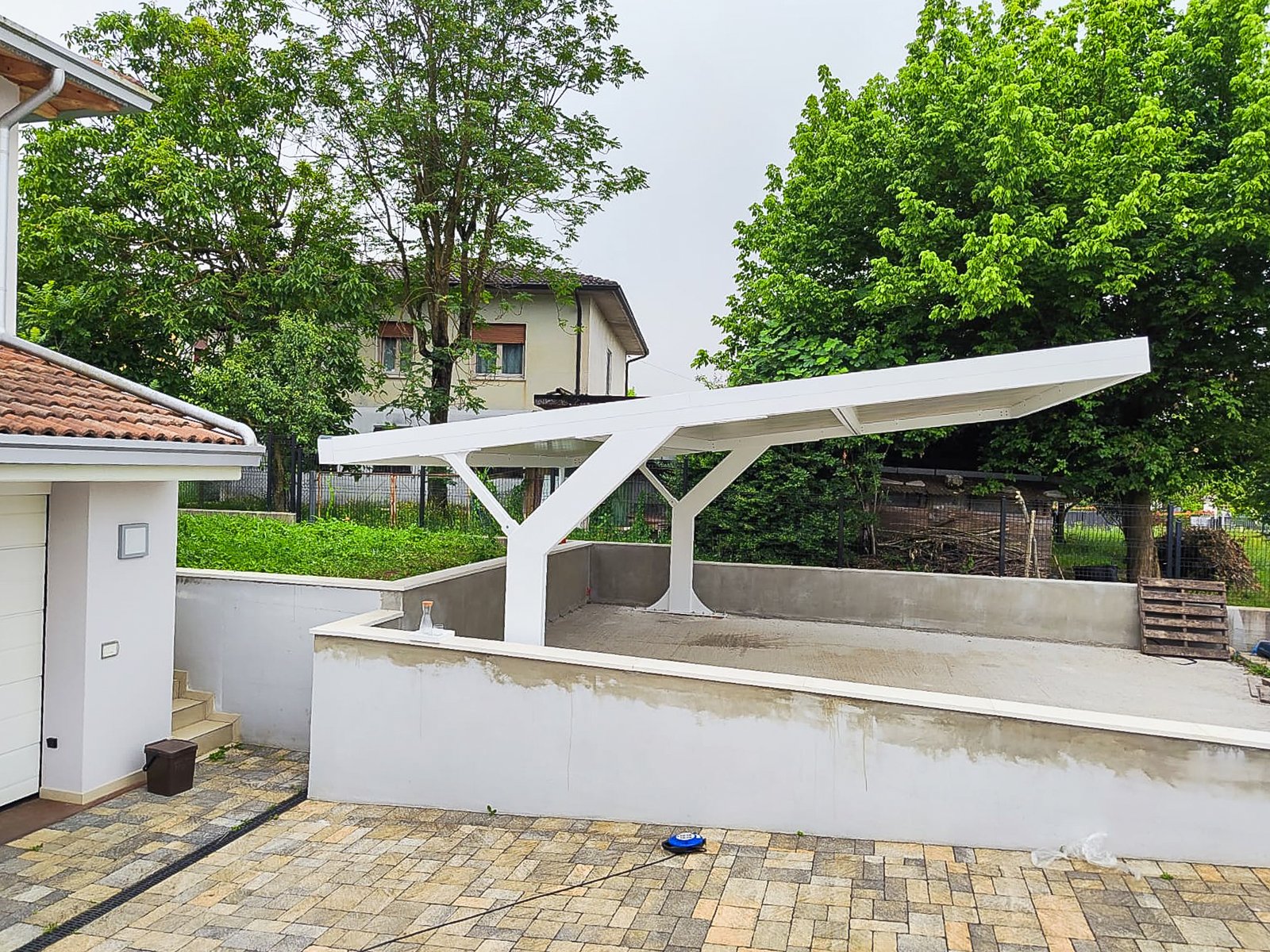 Carport Iridium panneaux sandwich isolés