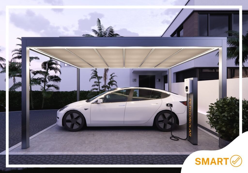 Modèle Pergola carport solaire