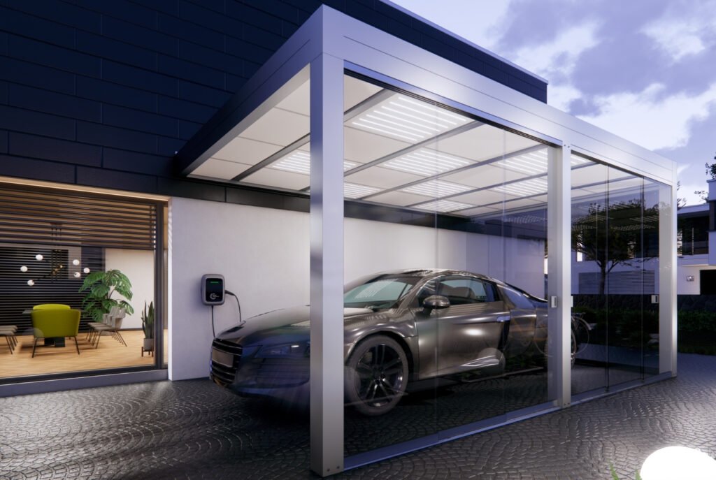 carport pergola Deluxe carport solaire