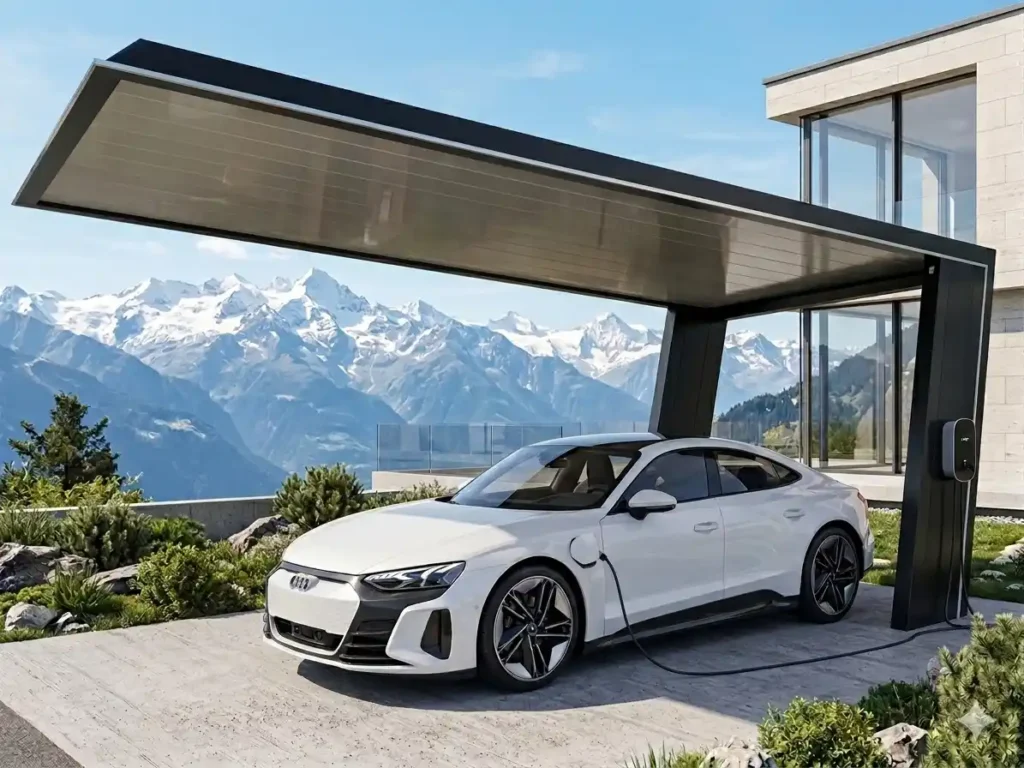 Modèle  Miami carport solaire
